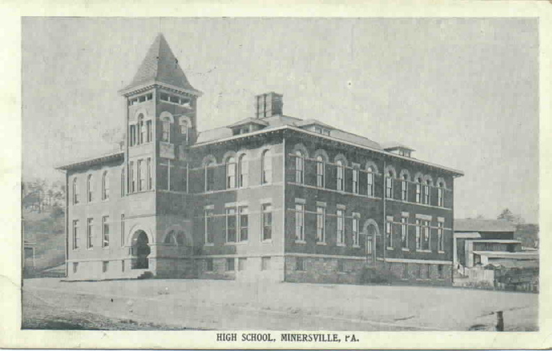 1906 minersville high school